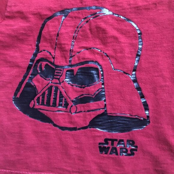 Gap 12-18M Red Star Wars Darth Vader Long Sleeve - Picture 2 of 4